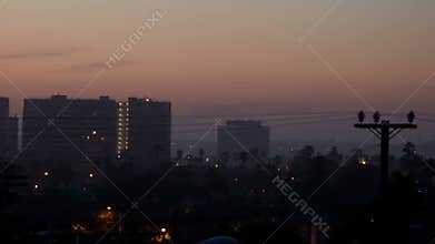 Sunrise over Los Angeles