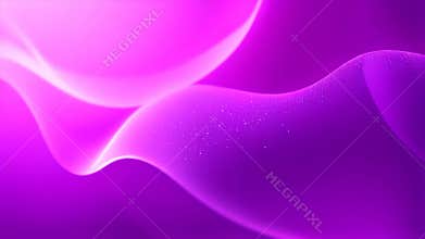 Pink and purple abstract waves flowing gently