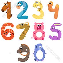 Numbers like farm animals