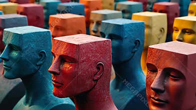 Abstract Portraits: A Mosaic of Diverse Expression