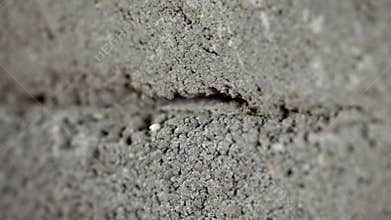 Texture of foam concrete masonry.