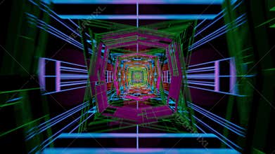 Energetic Motion Graphics Loop Abstract Dynamic Background