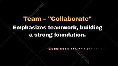 Teamwork collaborate building foundation startup journey business success