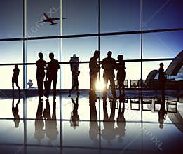 Business Team at the Airport
