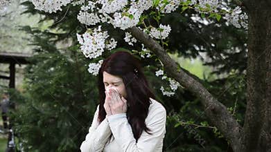 Pollen allergy- video with sound