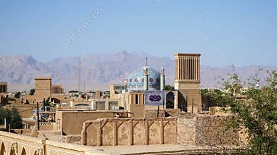 Yazd, Historic City of Iran. Old City of Yazd.