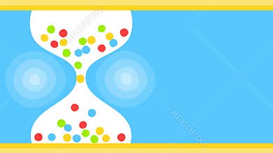 Hourglass Time Passing Animation