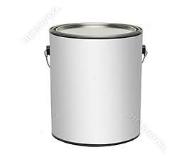 Paint can, isolated on white