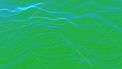 Desert sand wave effect on green screen