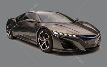 Sports Car Isolated