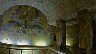 ancient color egypt images on wall