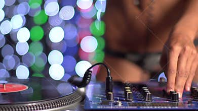 Beautfiul female DJ