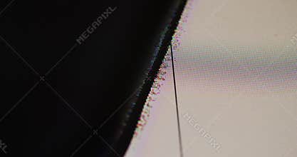 Defect screen broken monitor cracked glass glitch