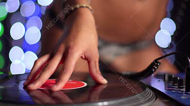 Beautfiul female DJ