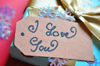 i love you gift card