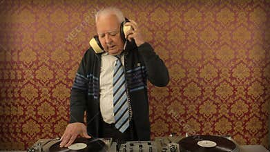 Awesome grandpa DJ