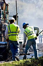 Laying Asphalt