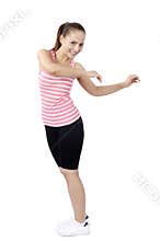 Zumba Fitness dance class woman dancing