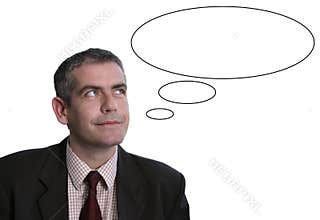 Man Thinking About...