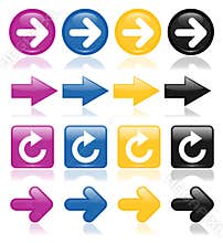 Colorful Glossy Arrows 2