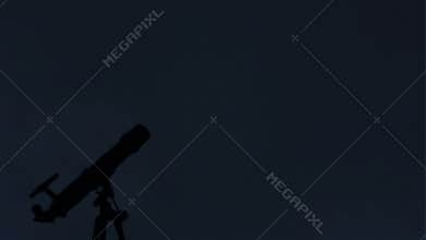 Telescope and Moon