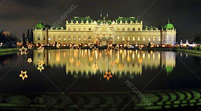 Viennese Christmas night at Belvedere palace