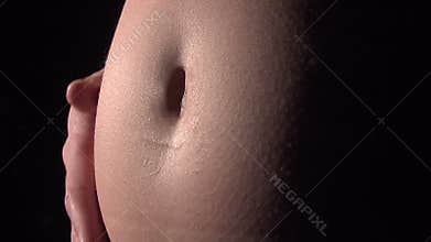 Pregnant women's belly