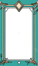 A frame with wavy borders. A fun scalloped rectangle shape. A hand-drawn box for children's pictures and photos. An