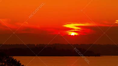 4K. timelapse transmission antenna in the sun. FULL HD, 4096x2304.