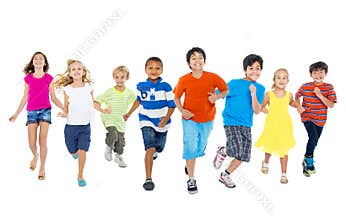 Children are Running Together