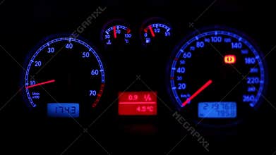Car dashboard instruments