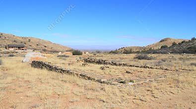 USA, AZ: Old West - Ruins of Fort Bowie/School