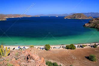 Mountains, desert and sea
