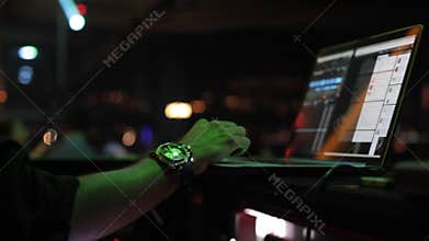 Dj performance night