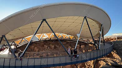 Gobekli Tepe Neolithic Archaeological Site in Sanliurfa