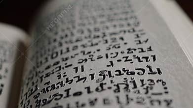 Braille book pages close up, tactile reading experience