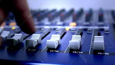 Audio sound mixer board