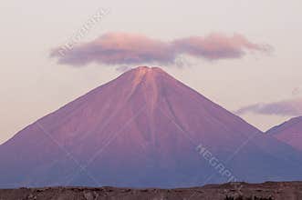 Volcano Lincancabur in Chile