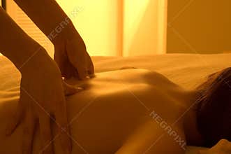 Asian oriental spa massage