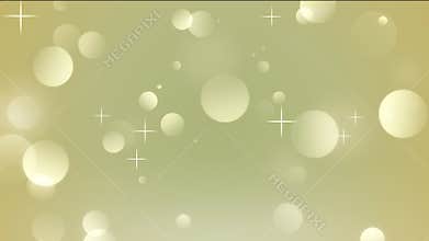 Animation of gold circles