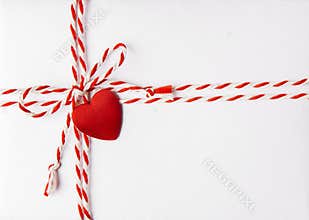 Red Heart Valentine Day Background, Wedding Invitation Card