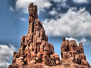 Tall rock formation