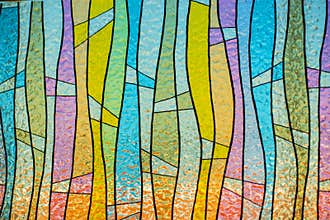 Multicolor stain-glass wallpaper background