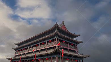 Fortifications of Xian (Sian, Xi'an) an ancient capital of China