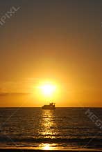 Party boat at sunset Tenerife