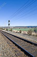 Railroad tracks in the Country
