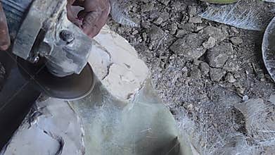 Handcrafted fibre sculpture making, traditional artisan work and craftsmanship 4K, India