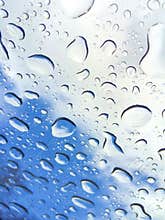 Rain drops on window