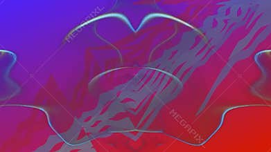 Abstract digital art with vibrant colors and flowing shapes, artistic background