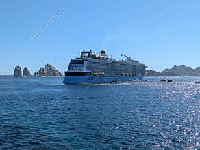 Cabo San Lucas, Mexico 2026.04.04. - Quantum of the Seas anchored near Cabo San Lucas, with tender operations